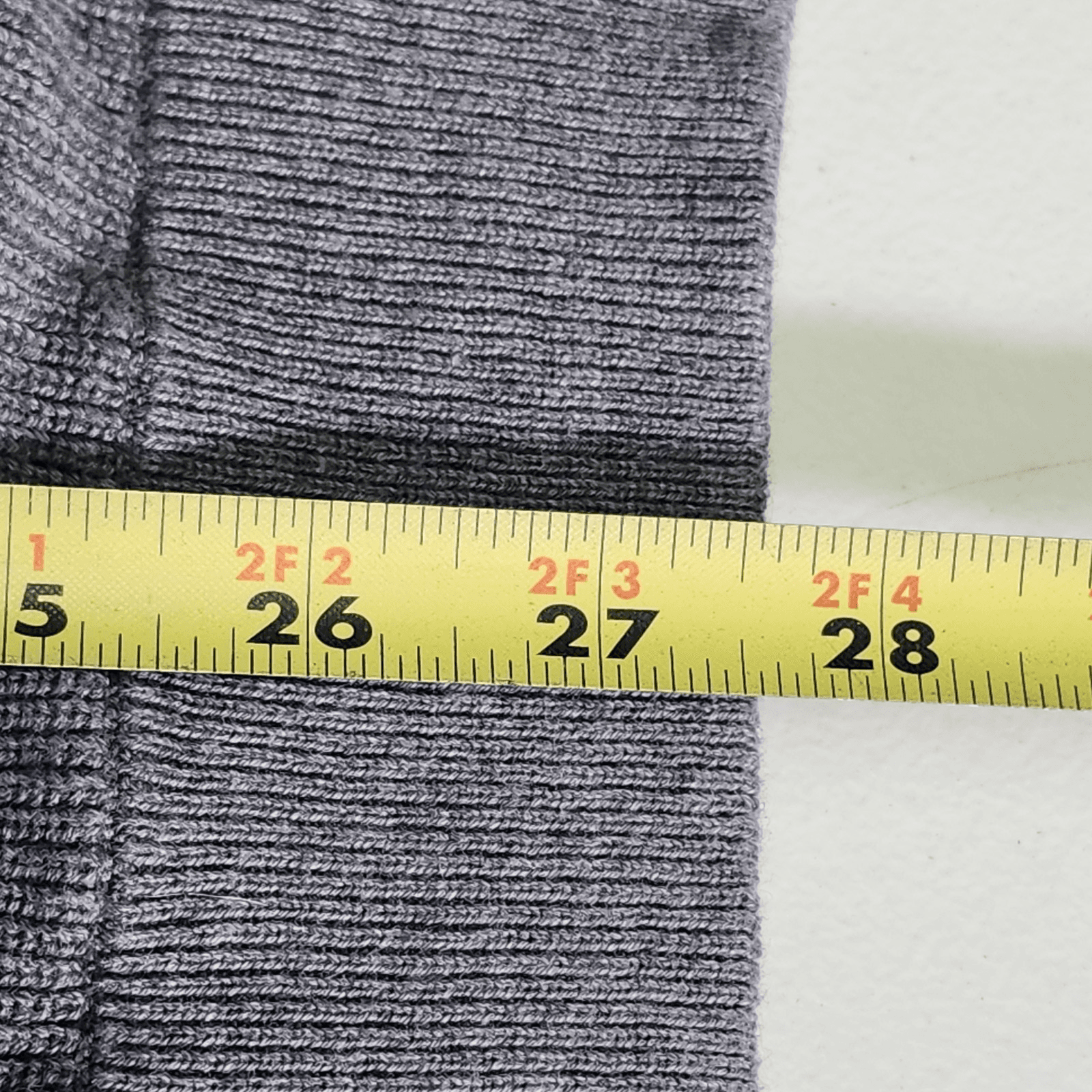 Tasso Elba Men's Vest XL Grey Brown Knit Front Faux Suede Back Pockets Full Zip - Thumbnail 3