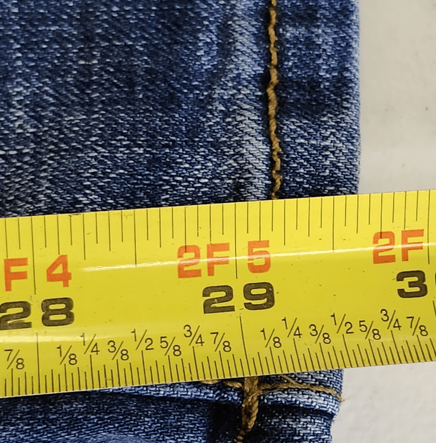 RSQ Slim Straight Jeans Size 33x30 Men's Mid Rise Blue Denim - Thumbnail 3