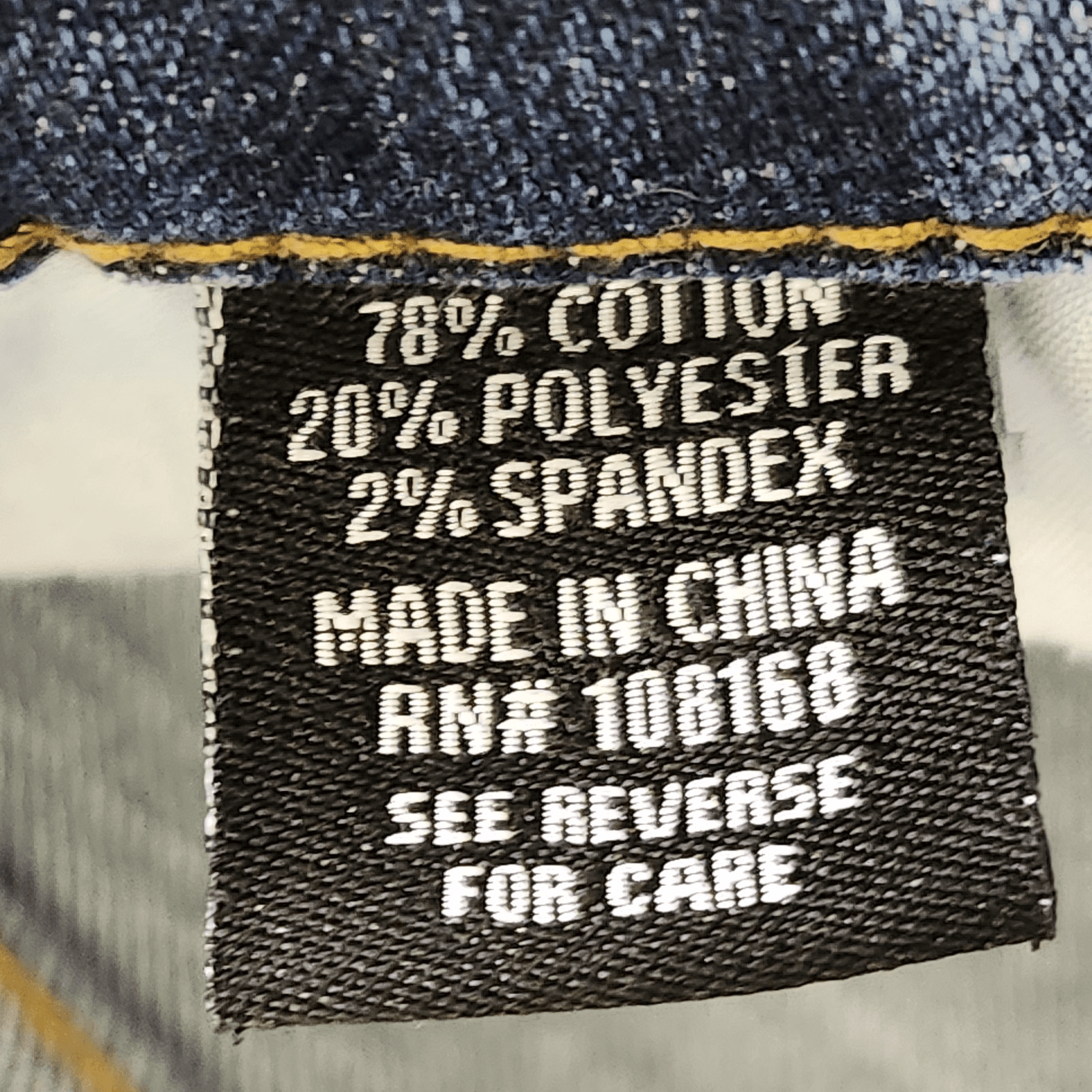 RSQ Slim Straight Jeans Size 33x30 Men's Mid Rise Blue Denim - Thumbnail 8