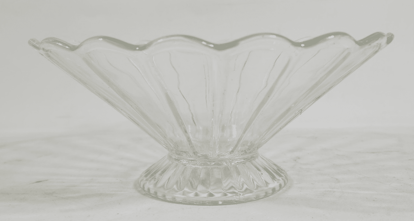 Vintage Colonial Style Imperial Glass Footed Serving Dish Home Decor 8.5" - Thumbnail 8