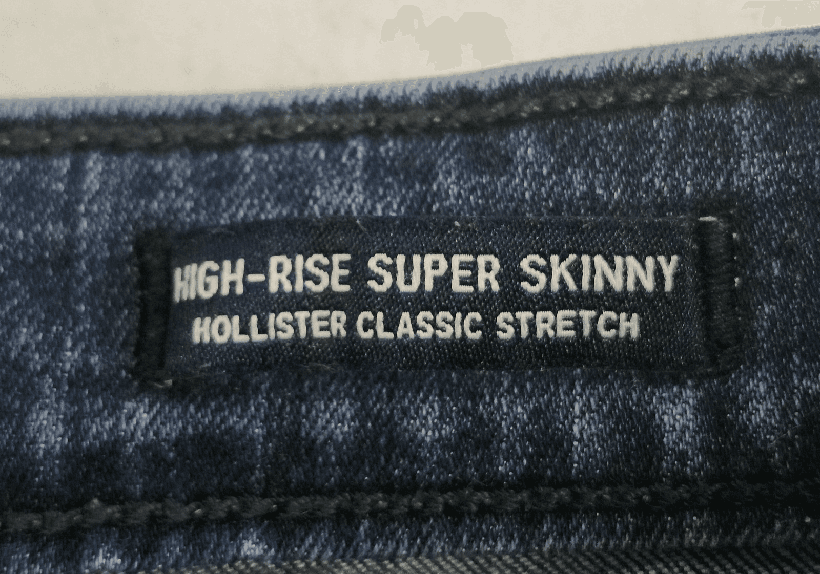 Hollister Womens 1S Jeans High Rise Skinny Blue Stretch Denim Pants - Thumbnail 8