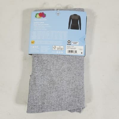 Fruit of the Loom Women's M Crew Shirt Top Moisture Wicking Soft Gray NEW - Thumbnail 8