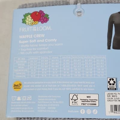 Fruit of the Loom Women's M Crew Shirt Top Moisture Wicking Soft Gray NEW - Thumbnail 6