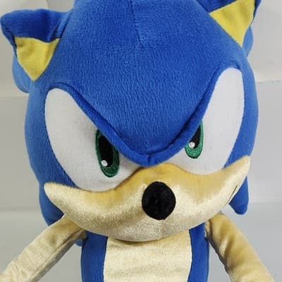 Large 24" GE Sonic the Hedgehog Plush Doll Great Eastern Stuffed Toy - Thumbnail 4