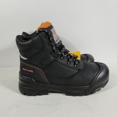 Herman Survivors Groundbreaker Steel Toe Waterproof Work Boots Men's 8 Black - Thumbnail 7