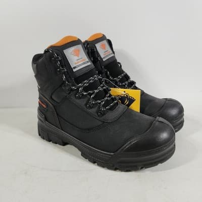 Herman Survivors Groundbreaker Steel Toe Waterproof Work Boots Men's 8 Black - Thumbnail 6
