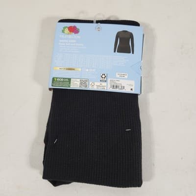 Fruit of the Loom Women's M Crew Shirt Top Moisture Wicking Soft Black NEW - Thumbnail 4
