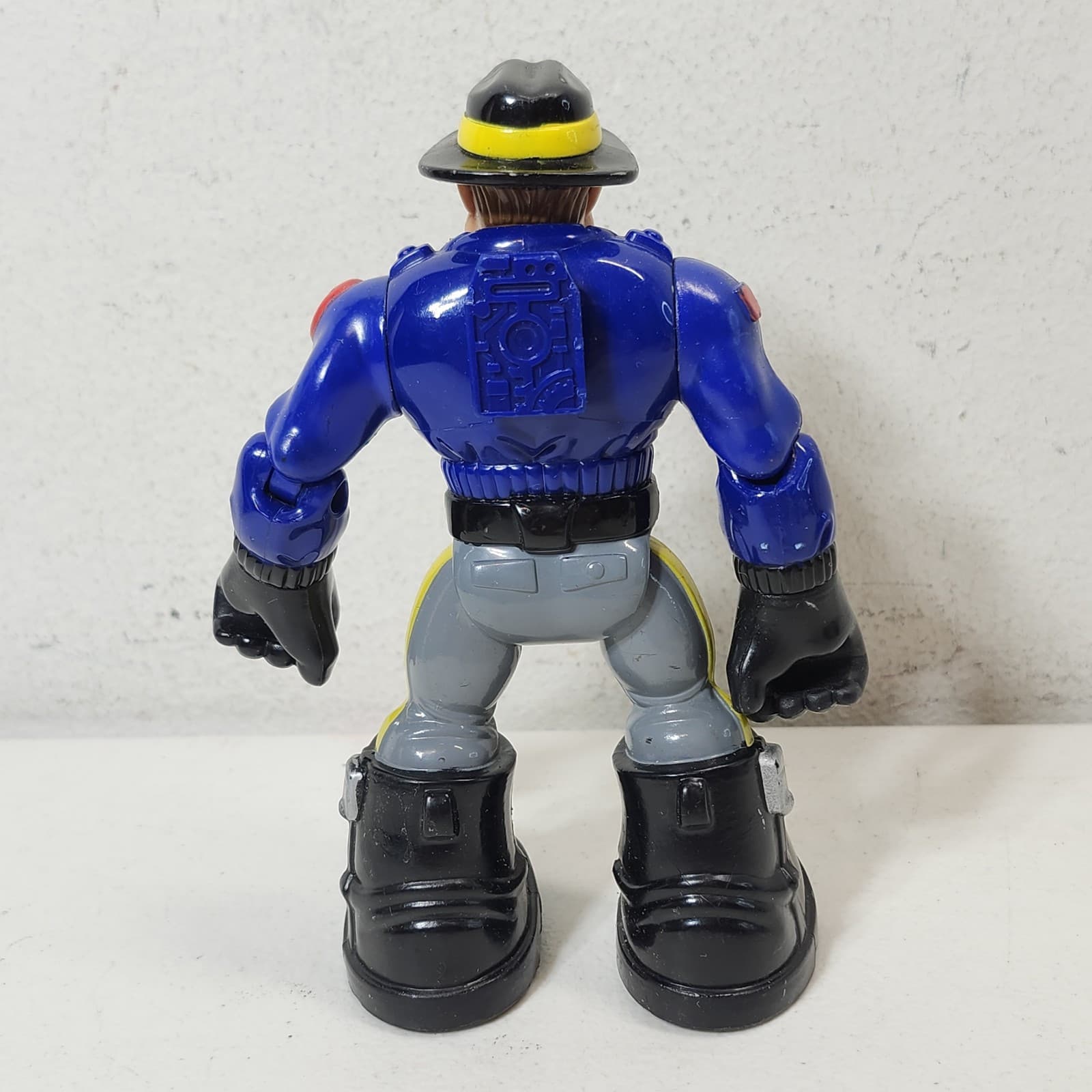 Rescue Heroes Willy Stop Police Officer Action Figure Toy 6" Fisher Price - Thumbnail 5