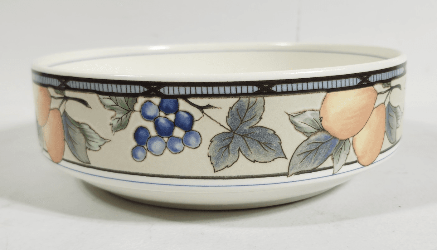 Vintage Mikasa Garden Harvest Serving Bowl 8.25" CAC29 Intaglio - Thumbnail 3
