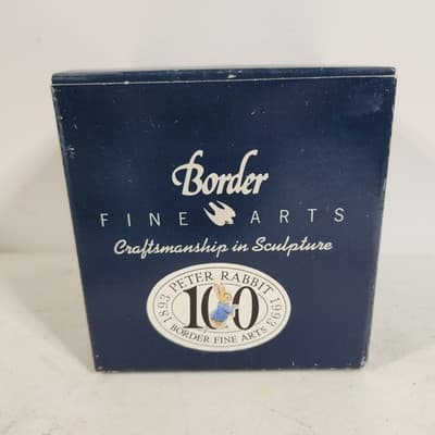 Beatrix Potter Peter Rabbit Border Fine Arts Figurine Statue Home Decor W/Box - Thumbnail 10