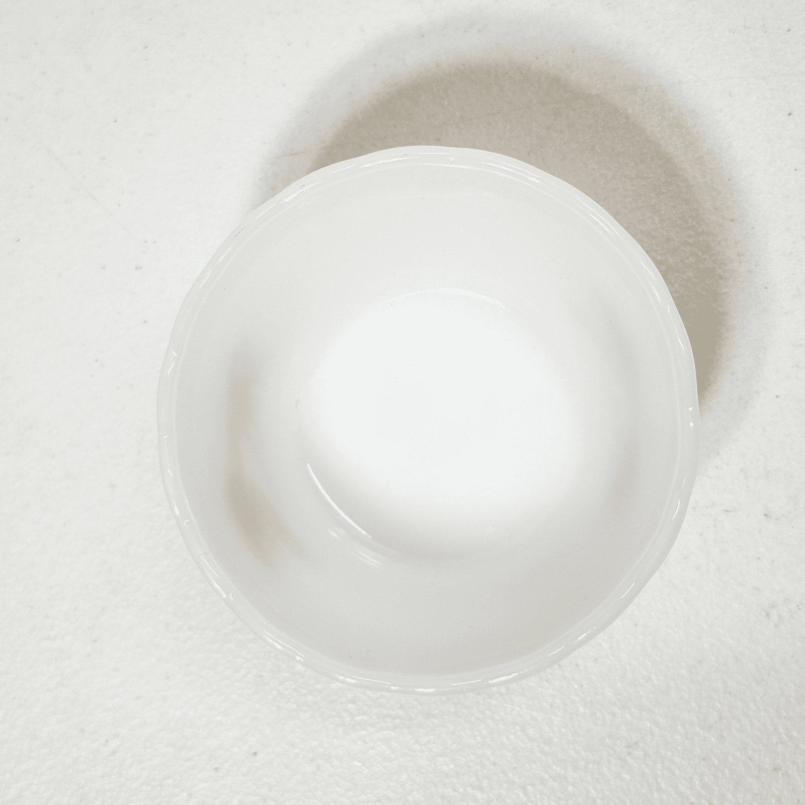 2 Fire King Milk Glass Custard Bowl Ramekin Anchor Hocking Golden Wheat 6oz - Thumbnail 4