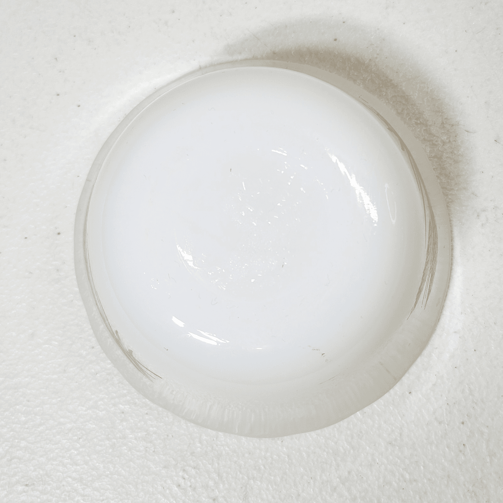 2 Fire King Milk Glass Custard Bowl Ramekin Anchor Hocking Golden Wheat 6oz - Thumbnail 6