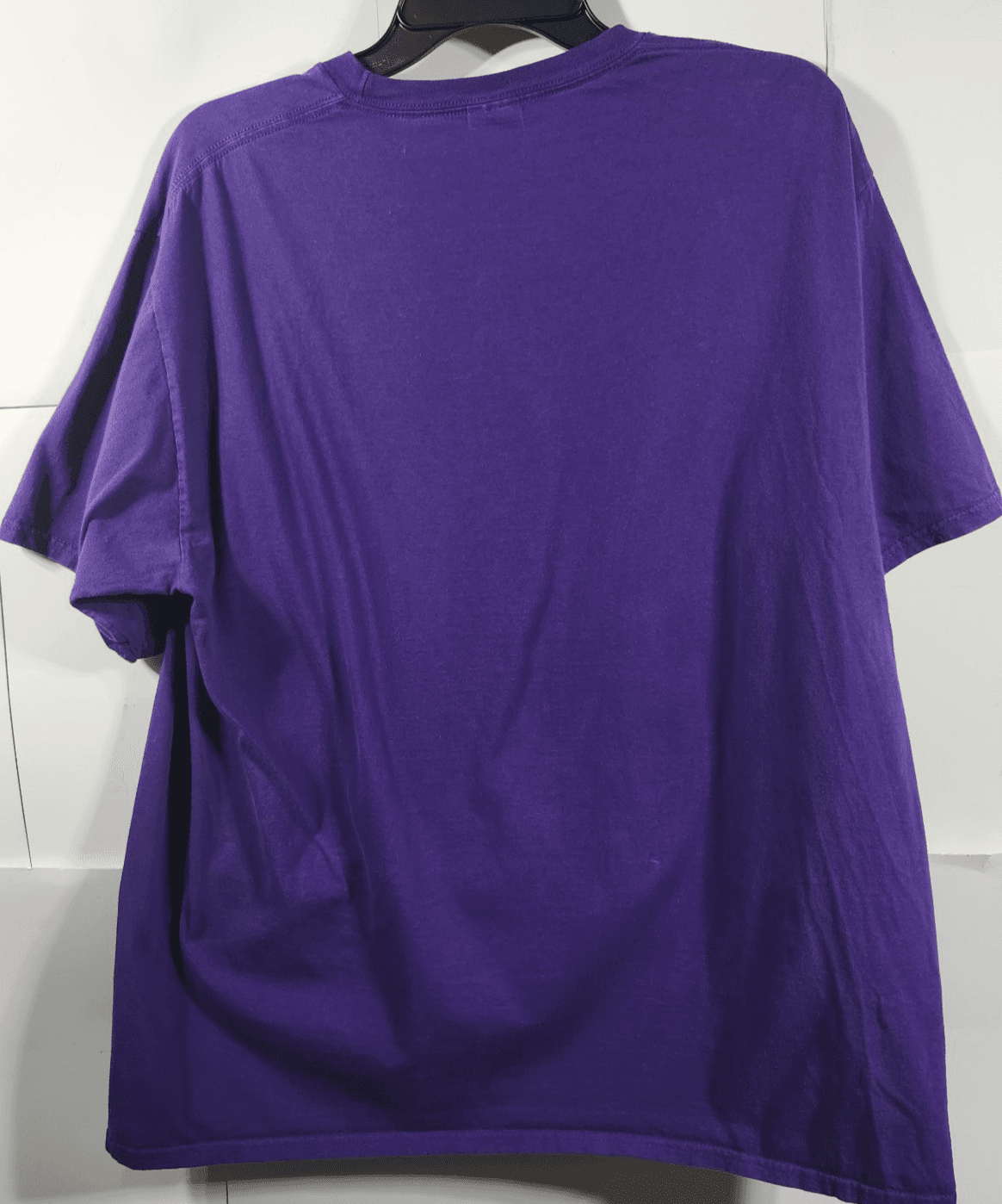 Men's XL Tshirt Old MacDonald Had A Farm Graphic Short Sleeve Purple - Thumbnail 4