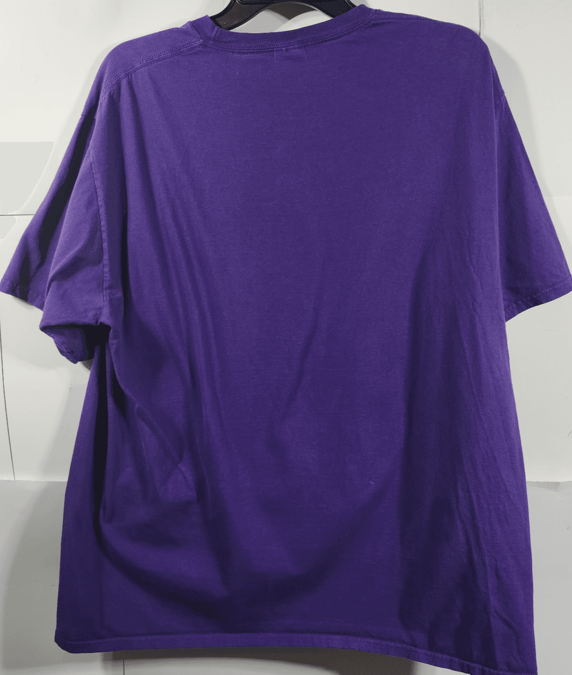 Men's XL Tshirt Old MacDonald Had A Farm Graphic Short Sleeve Purple - Thumbnail 6