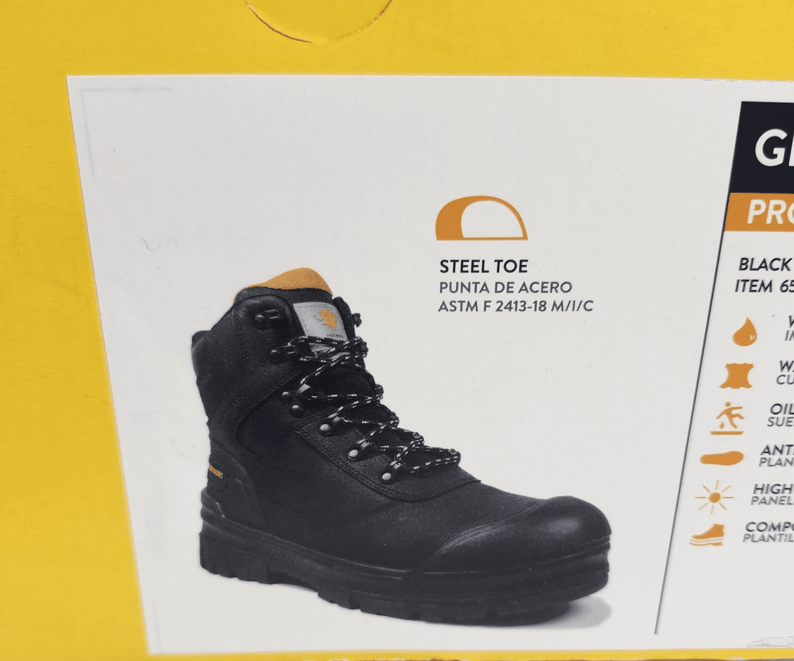 Herman Survivors Groundbreaker Steel Toe Waterproof Work Boots Men's 8 Black - Thumbnail 13