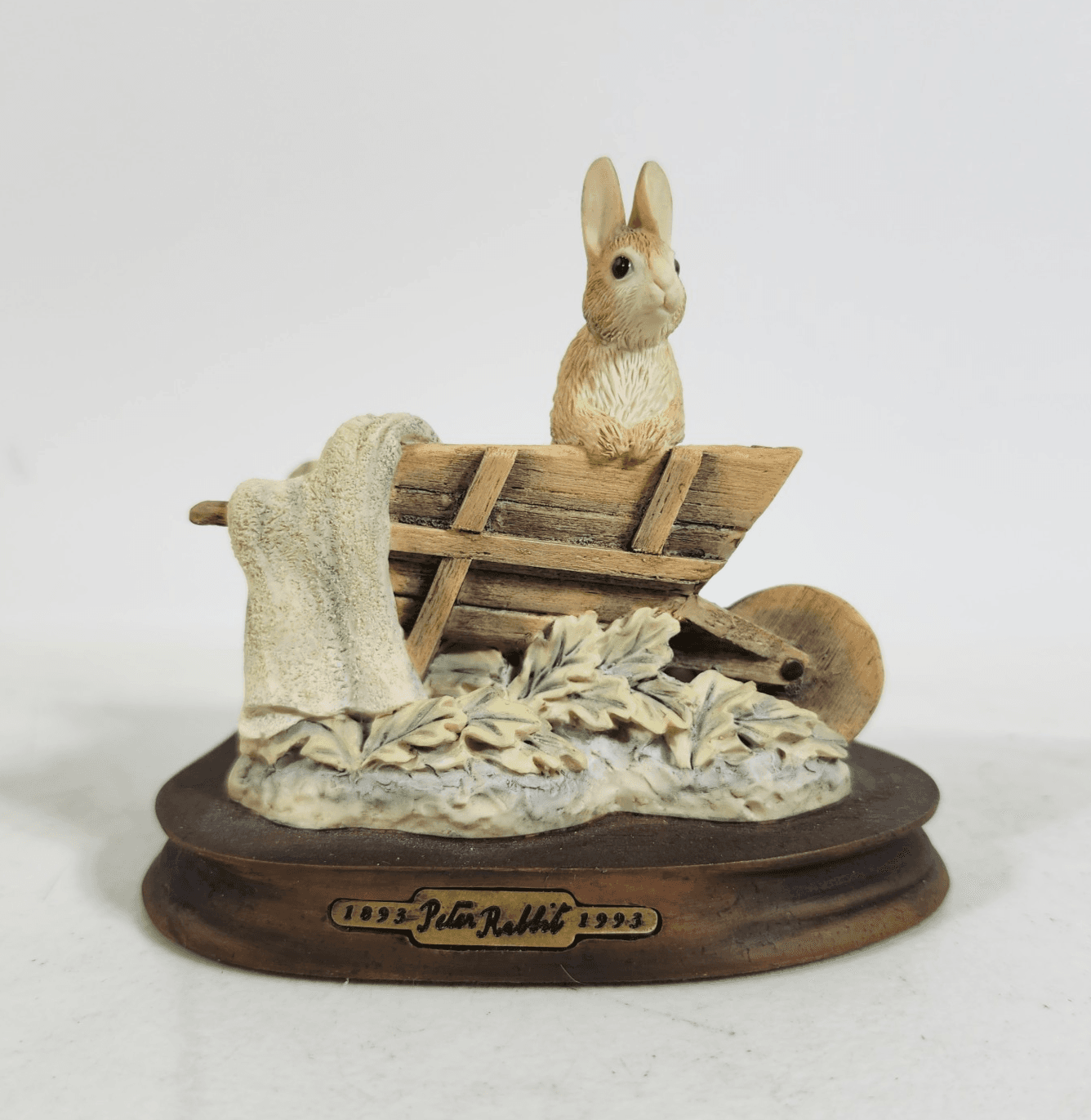 Beatrix Potter Peter Rabbit Border Fine Arts Figurine Statue Home Decor W/Box - Thumbnail 2