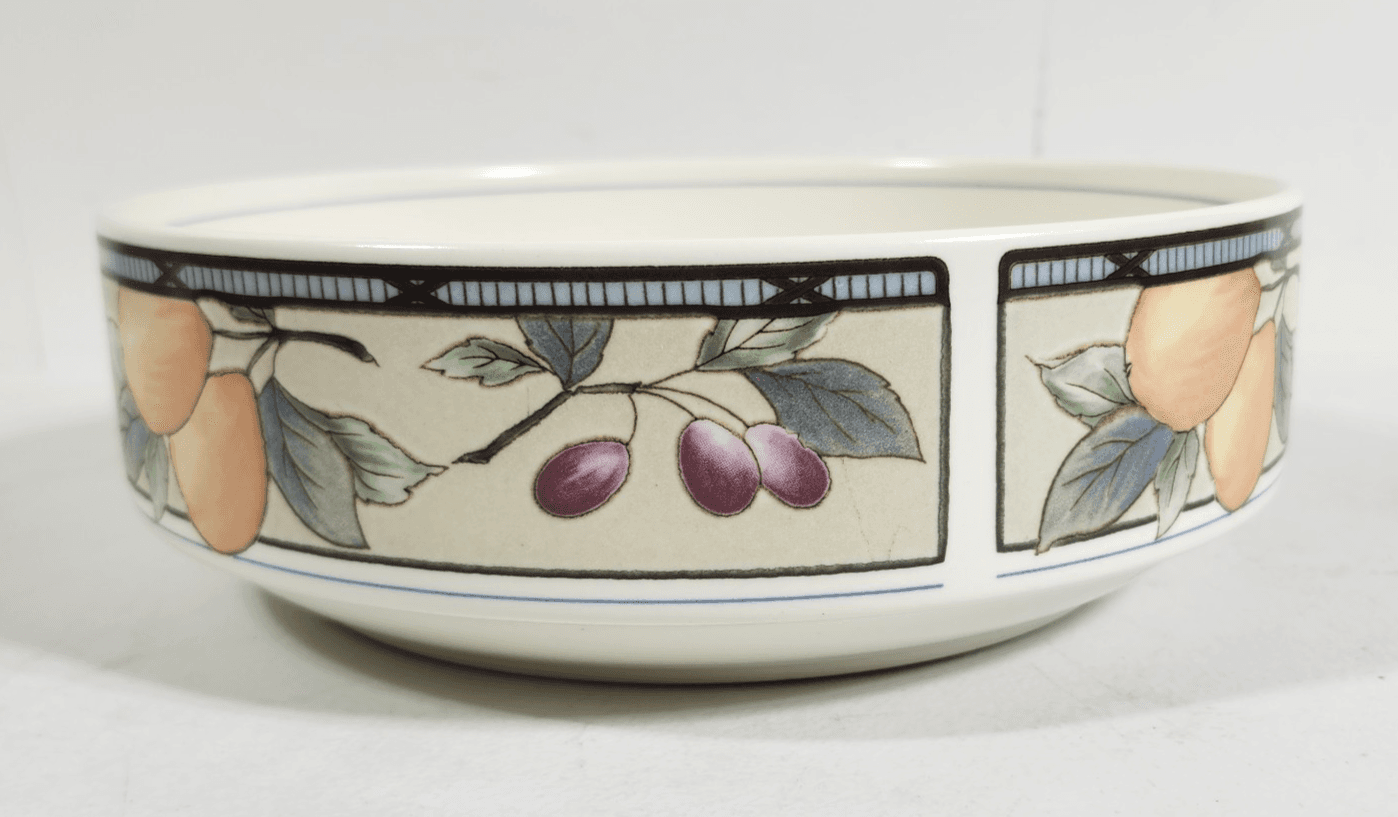 Vintage Mikasa Garden Harvest Serving Bowl 8.25" CAC29 Intaglio - Thumbnail 2