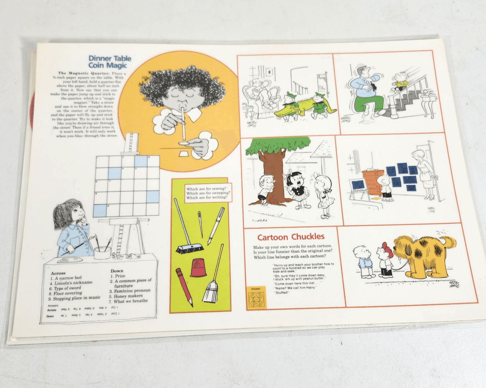 1979 Fun Mats Table Placemats Highlights For Children 4pc Creative Vintage - Thumbnail 10