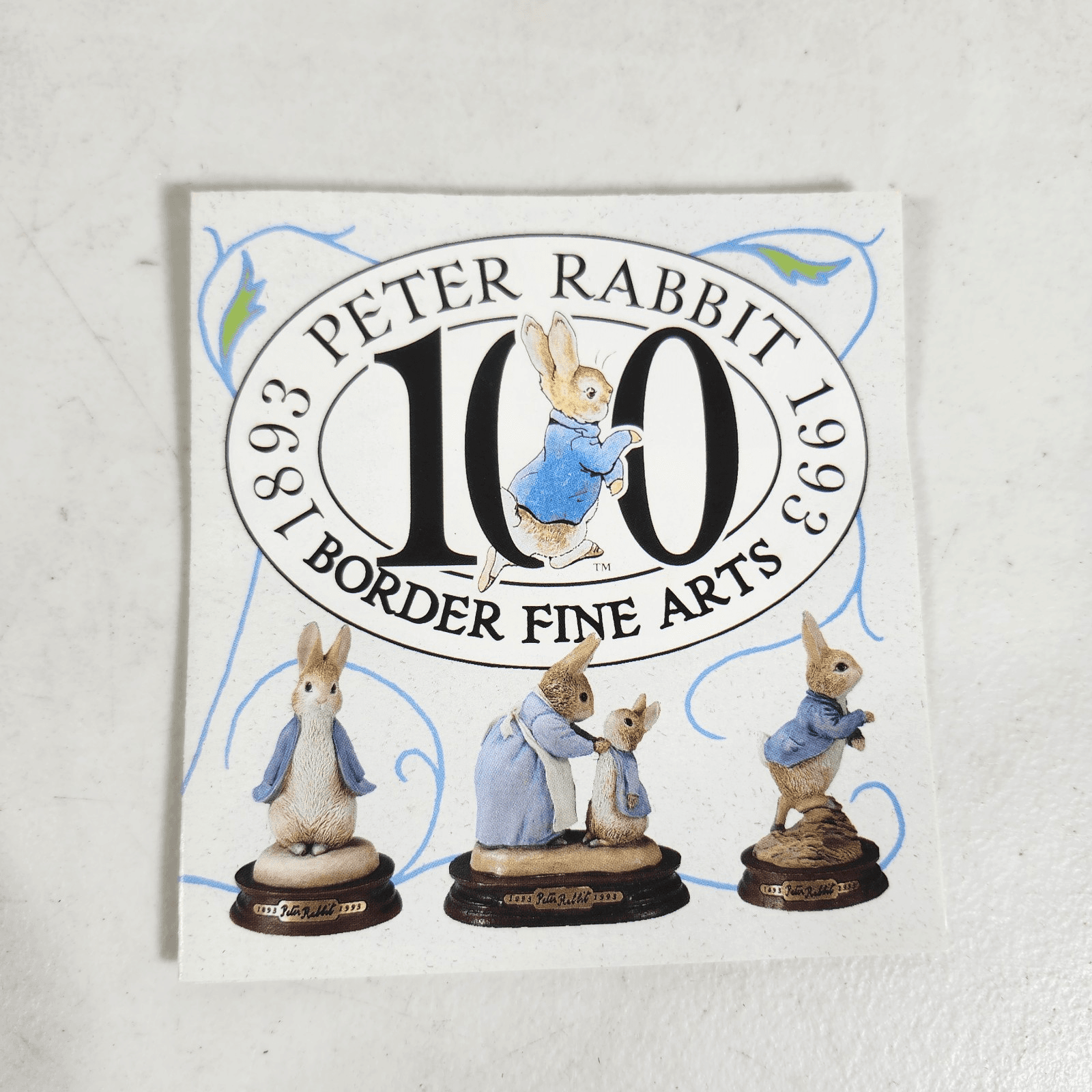 Beatrix Potter Peter Rabbit Border Fine Arts Figurine Statue Home Decor W/Box - Thumbnail 11