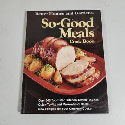 Better Homes and Gardens Cookbook Bundle Lot Of 4 Home Style So Good Meals - Thumbnail 4