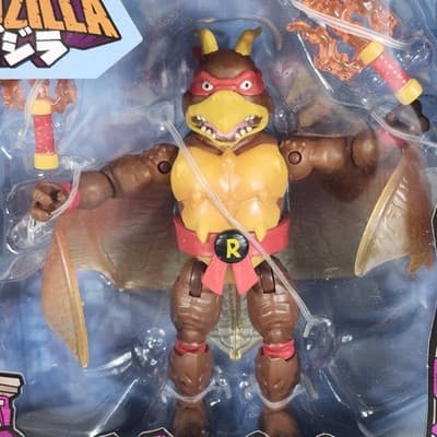 Playmates TMNT Teenage Mutant Ninja Turtles Raph x Rodan 5" Figure NEW 2025 - Thumbnail 2