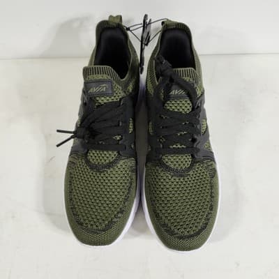 Avia Men's Quickflash Running Shoes Sneakers Size 8.5 Black Olive Green NEW - Thumbnail 4