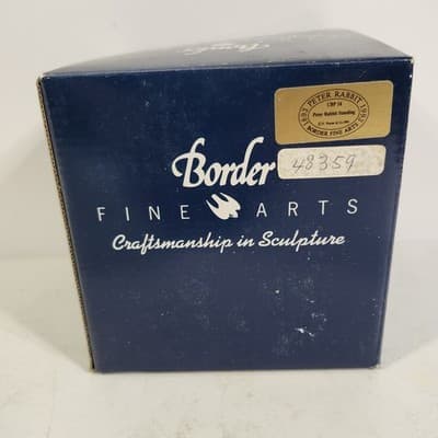 Beatrix Potter Peter Rabbit Border Fine Arts Figurine Statue Home Decor W/Box - Thumbnail 11