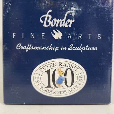 Beatrix Potter Peter Rabbit Border Fine Arts Figurine Statue Home Decor W/Box - Thumbnail 12