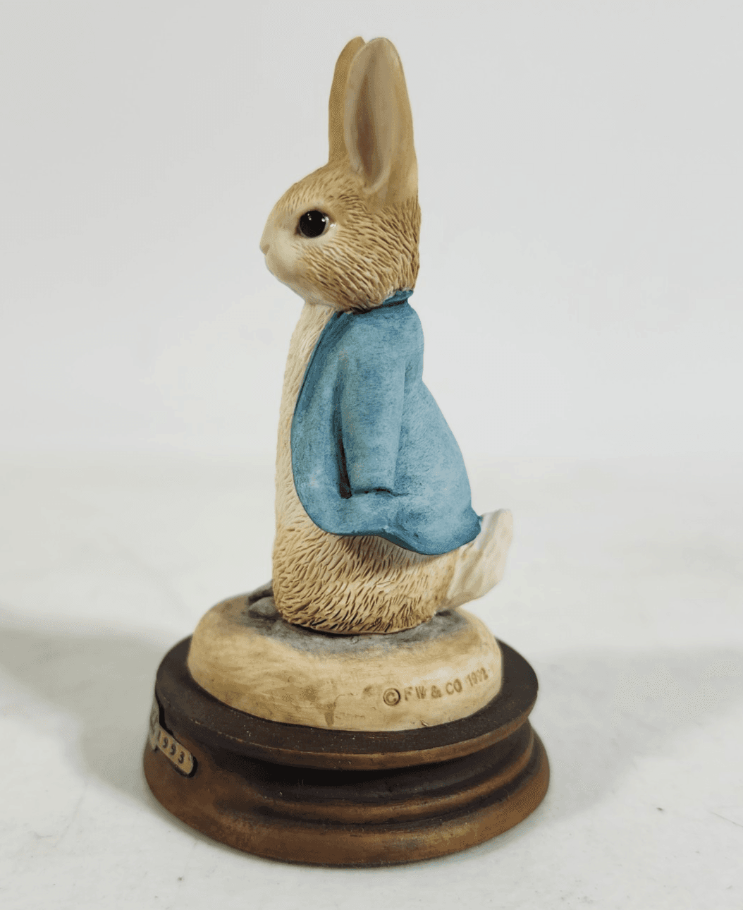 Beatrix Potter Peter Rabbit Border Fine Arts Figurine Statue Home Decor W/Box - Thumbnail 4