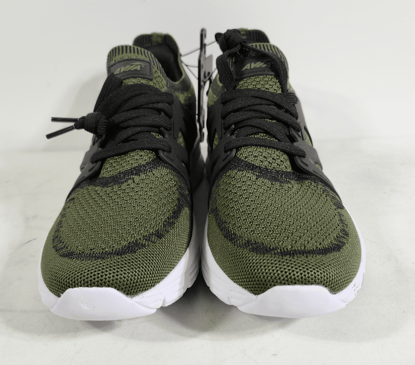 Avia Men's Quickflash Running Shoes Sneakers Size 8.5 Black Olive Green NEW - Thumbnail 3