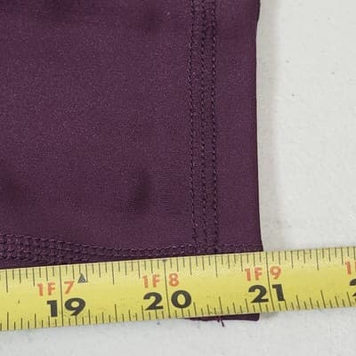 Avia Capri Leggings Womens Size Small Purple Elastic Waist Pull On Pockets NEW - Thumbnail 3