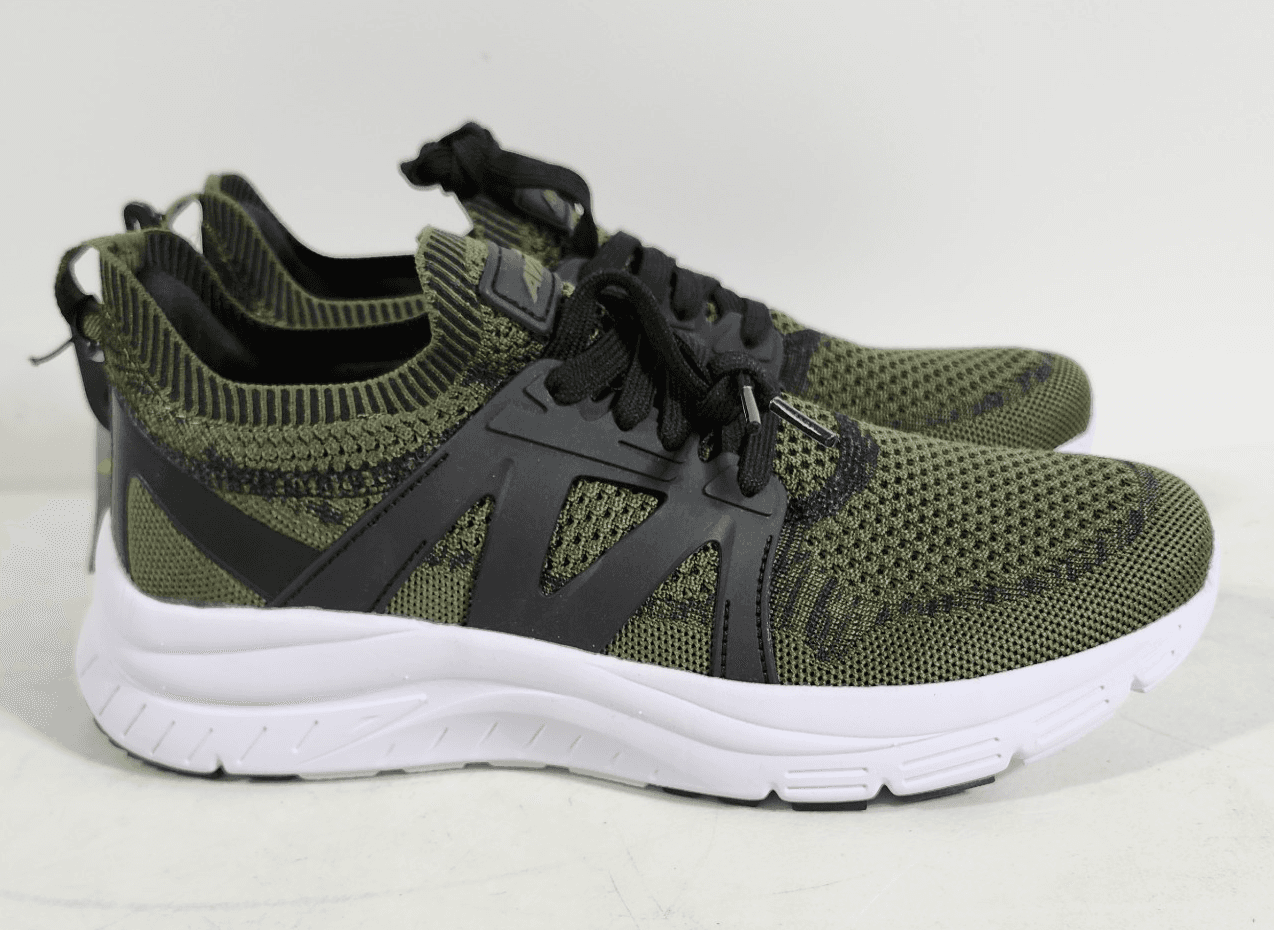 Avia Men's Quickflash Running Shoes Sneakers Size 8.5 Black Olive Green NEW - Thumbnail 5