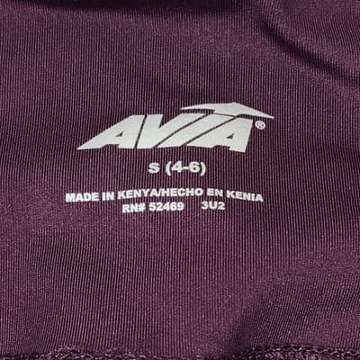 Avia Capri Leggings Womens Size Small Purple Elastic Waist Pull On Pockets NEW - Thumbnail 8