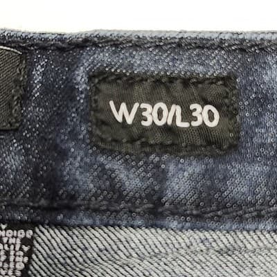 Vtg Y2K Rocawear Jeans Tapered Leg Size 30 X 30 Embroidered Pockets Blue Denim - Thumbnail 8