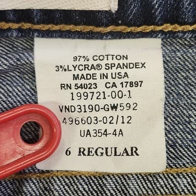 Vintage 90s Gap Women’s Jeans Regular Fit Size 6 Blue Denim Made In USA - Thumbnail 10