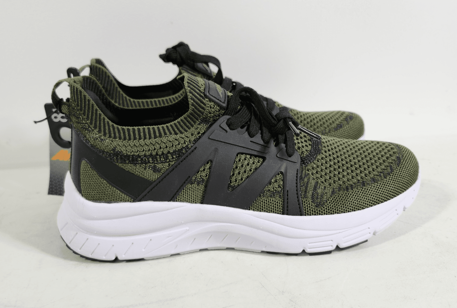 Avia Men's Quickflash Running Shoes Sneakers Size 8.5 Black Olive Green NEW - Thumbnail 6