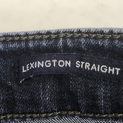 Charter Club Women's 8 Lexington Straight Leg Jeans Beaded Blue Denim - Thumbnail 8