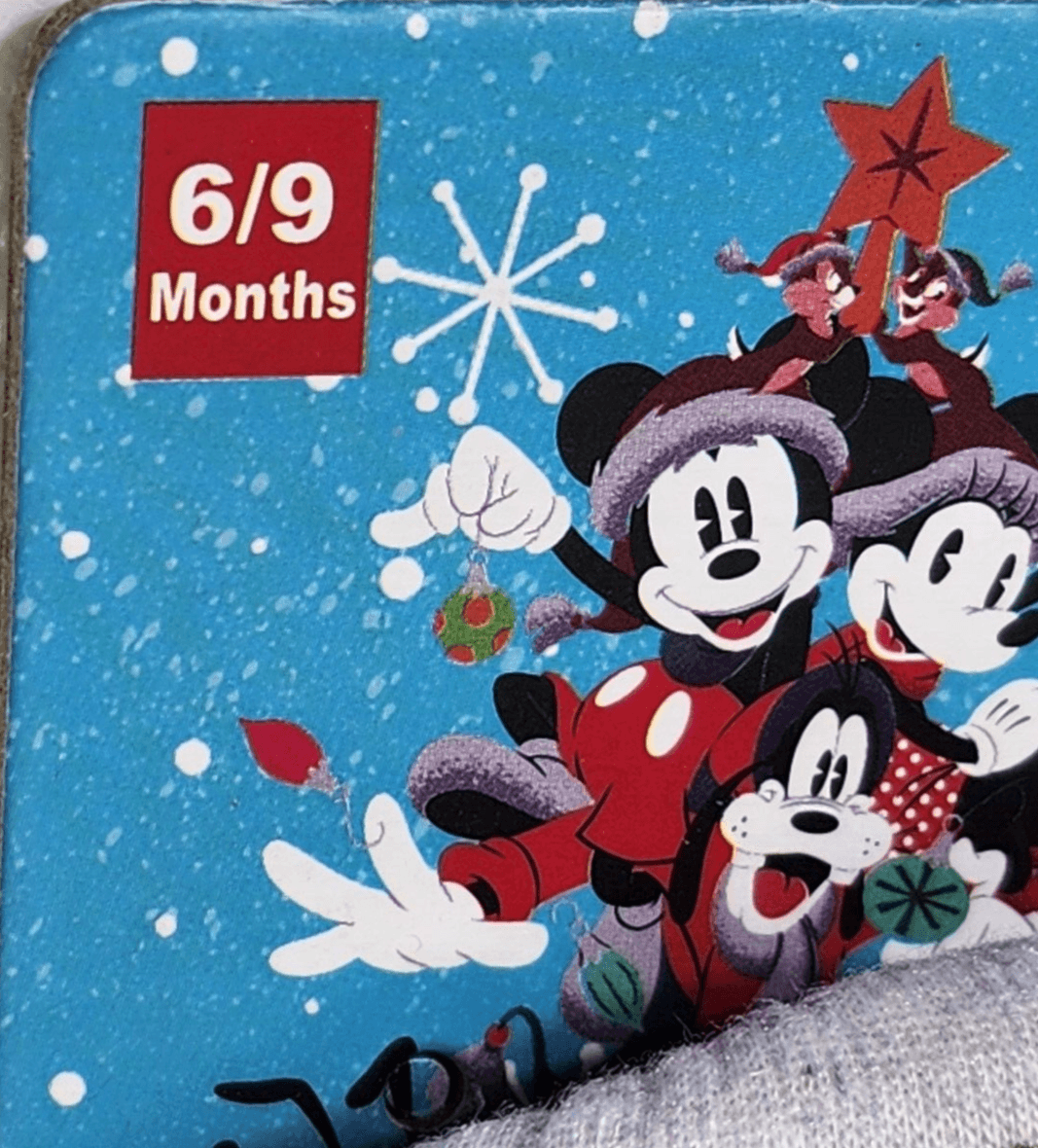 Disney Mickey Mouse Cartoon Baby Slippers Size 6-9 Months Colorful NEW - Thumbnail 4