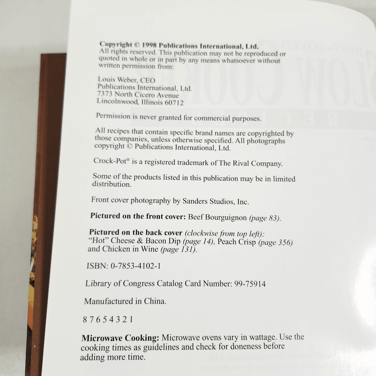 Best-Loved Slow Cooker Recipes Hardcover Cookbook - Thumbnail 2