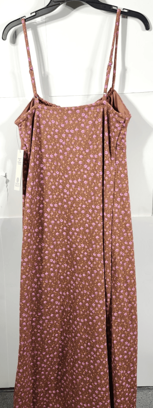 No Boundaries Womens Maxi Bodycon Dress Size XXS Pink Floral Design NEW - Thumbnail 7