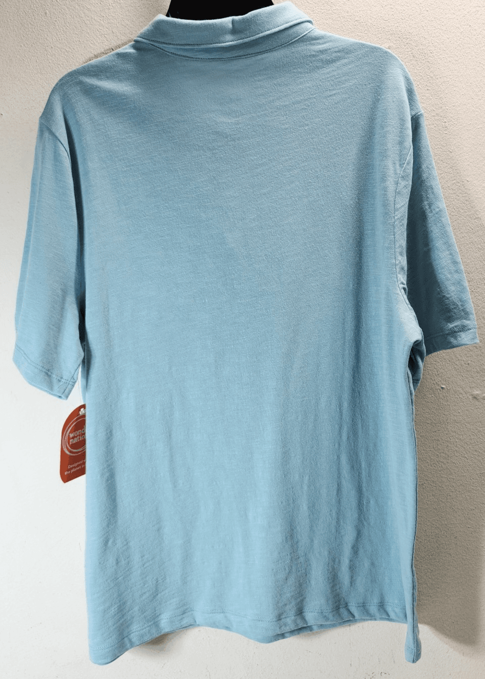 Wonder Nation Boy's Polo Shirt Size XXL 18 Short Sleeve Blue NEW - Thumbnail 6
