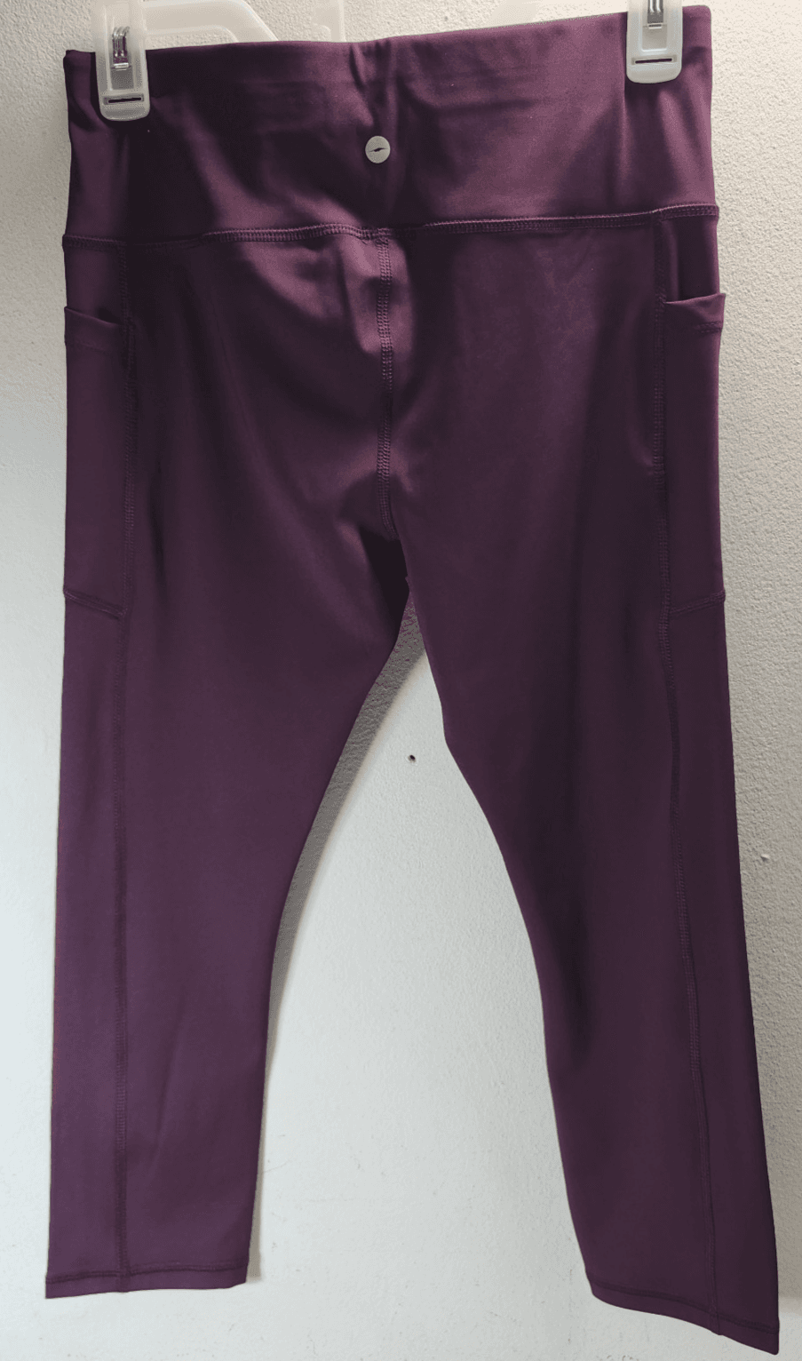 Avia Capri Leggings Womens Size Small Purple Elastic Waist Pull On Pockets NEW - Thumbnail 6