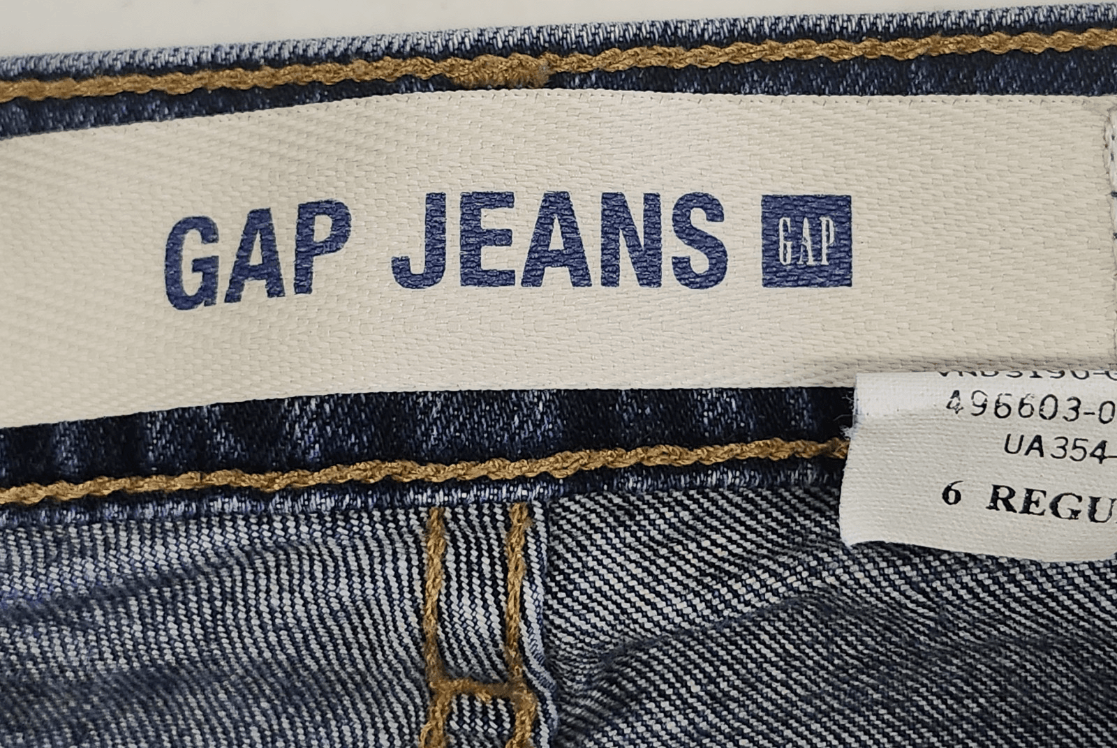 Vintage 90s Gap Women’s Jeans Regular Fit Size 6 Blue Denim Made In USA - Thumbnail 9