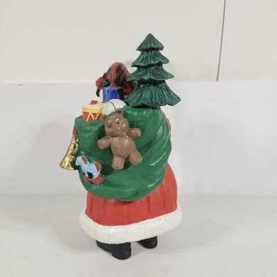 Vintage Dept 56 Santa Christmas Figurine Statue Home Holiday Decor - Thumbnail 7