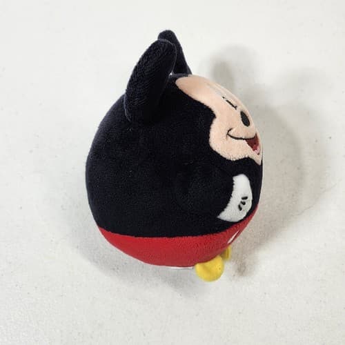 Disney Ty Beanie Ballz Mickey Mouse Round Plush Stuffed Animal Kids Toy 10" - Thumbnail 5