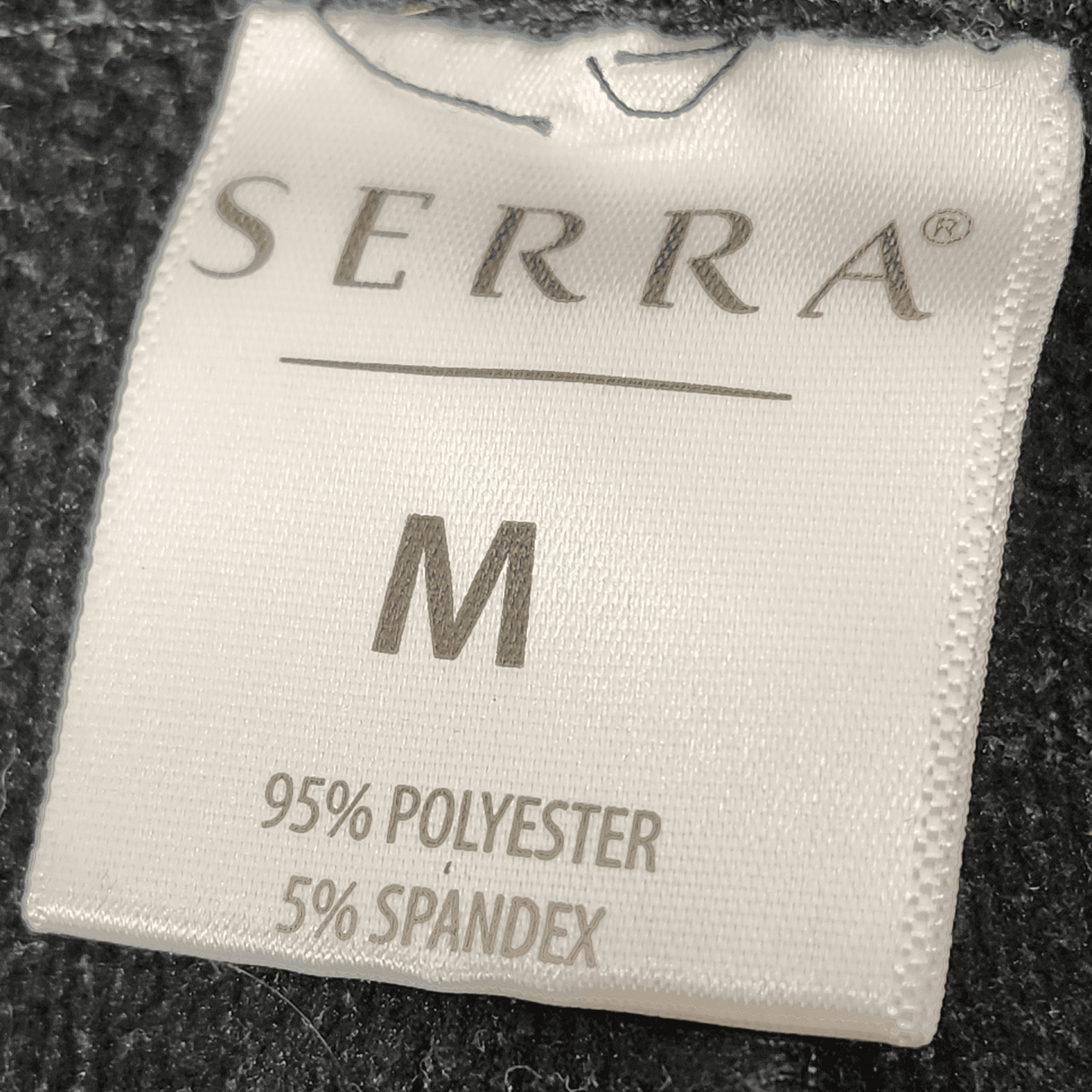 Serra Women's M Leggings Black Gray Red Design Pull on Pants - Thumbnail 7