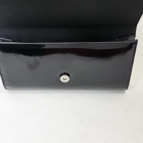 Miss Gustto Women's Black Clutch Purse Evening Handbag - Thumbnail 3