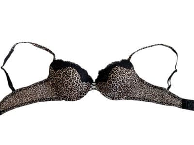 34C Lily Of France Vintage Bra Leopard Animal Print Lingerie Pinup Rockabilly - Thumbnail 2