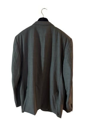 48 Long Modern Slim Fit Joseph Abboud 120’s Gray Men’s Sports Coat Blazer Jacket - Thumbnail 7