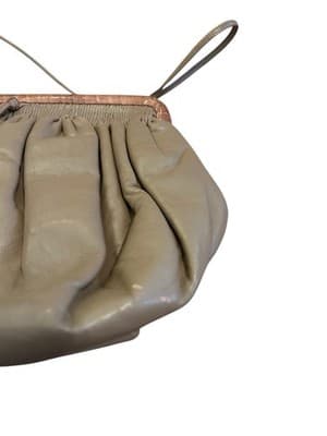 GORGEOUS Vintage Genuine Snakeskin Leather Crossbody Purse Handbag Slouchy Pouch - Thumbnail 10